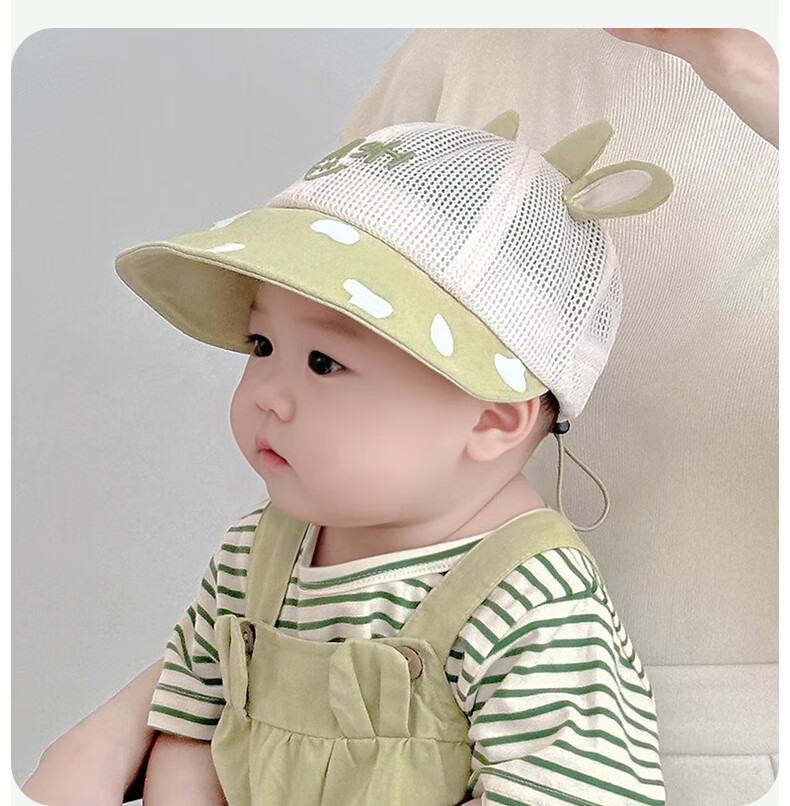 Aibao Baby Hat Spring and Autumn Cartoon Baseball Cap for Kids Outdoor Sunshade Blue Bear T150 27