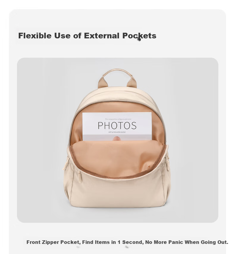 GOLF Backpack for Women, Casual Backpack, Student Schoolbag, IPad And Laptop Bag, Versatile Commuter Bag, Women's Handbag, Travel Bag 12