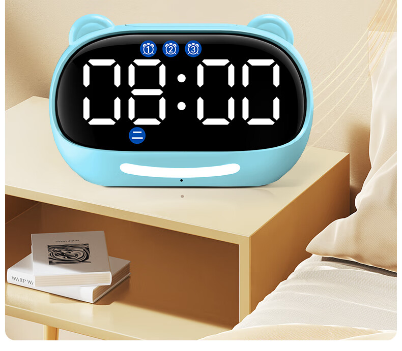 QITE Timer Voice Alarm Clock Smart 2026 New Model for Students, Wake-Up Device, Powerful Alarm for Children, Desktop Clock, Time Management Tool, Timer Gift for Boys 5