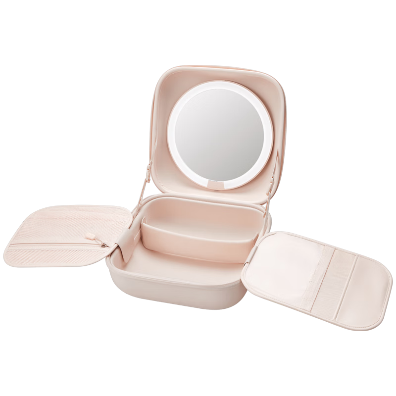 AMIRO Handbag Mirror M3 Makeup Mirror with LED Light, Portable Foldable Magnetic Beauty Mirror, Travel Storage, Wedding Birthday Gift for Women, Mid-Autumn Festival Present