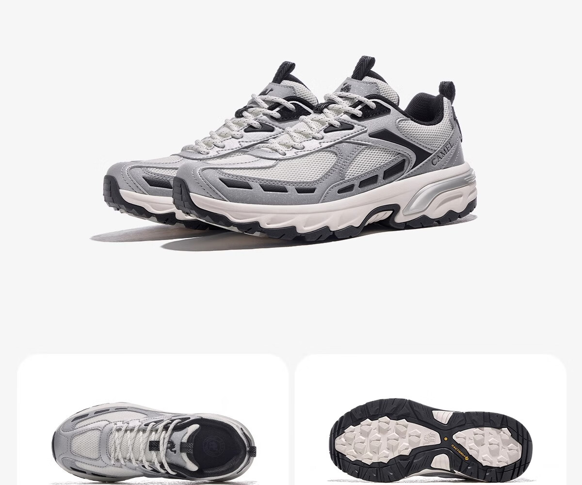 CAMEL Outdoor Casual Shoes, Unisex Hiking Shoes, Sports Footwear, Fashionable Non-Slip Breathable Mountaineering Shoes F15B097051 12