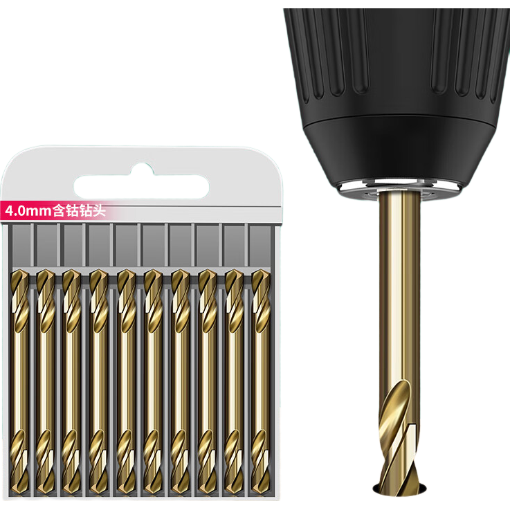 Baolian M35 Cobalt High-Speed Steel Double-Ended Twist Drill Bit Double-Edged Cobalt Drill Bit for 304 Stainless Steel