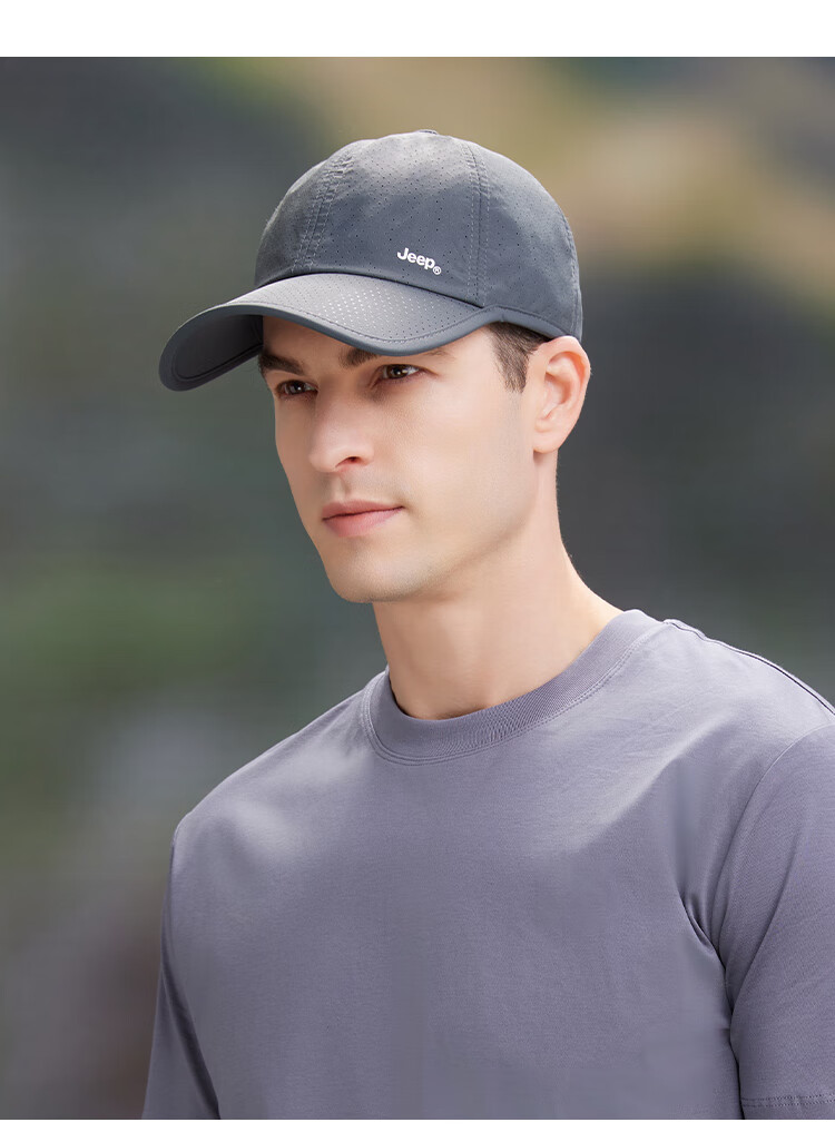JEEP Baseball Cap for Men And Women, Summer Mesh Quick-Dry Sun Hat, Sports Casual Hiking Visor Cap 6