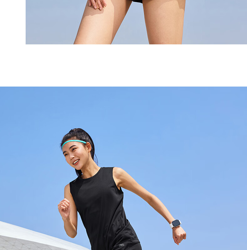 PEAK Women's Summer Sports Set Quick-Dry Breathable Sleeveless Vest and Shorts Badminton Running Fitness Two-Piece DF152038 31