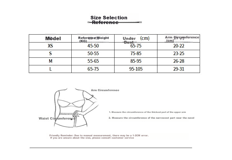 Darenyouxi Arm Liposuction Post-Operative Shaping Garment, Side Breast Reduction Post-Operative Shaping Garment, Fat Extraction And Shaping Garment, Arm Elastic Clothing, Size M 4