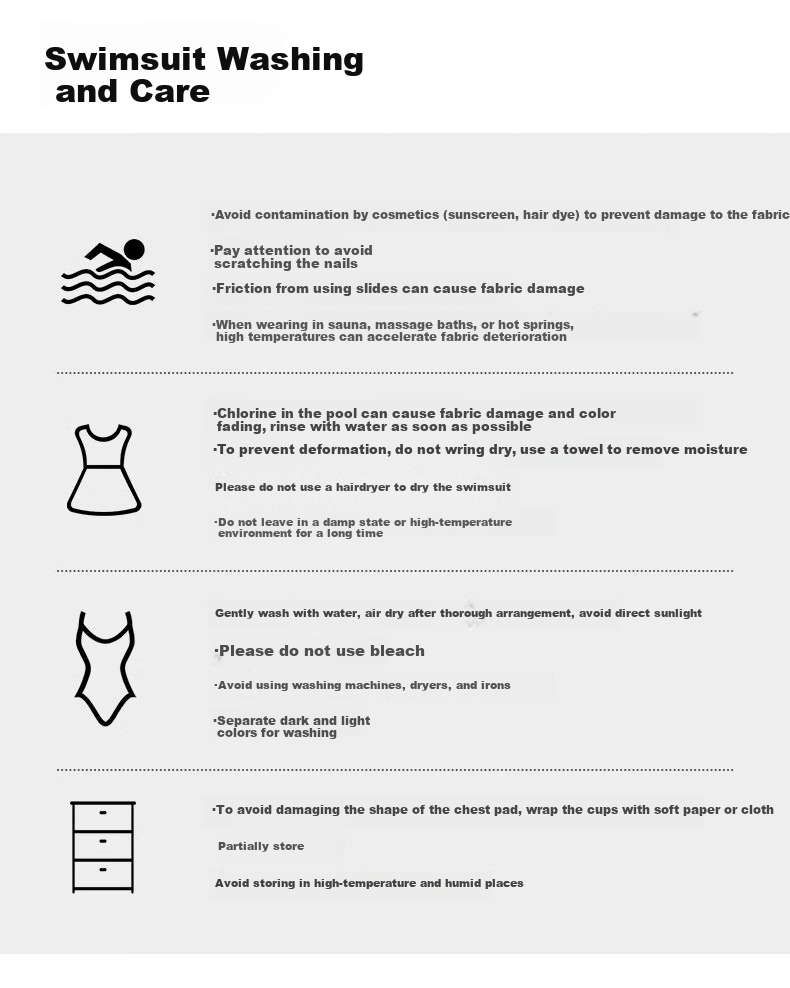 F.DYRAA One-Piece Swimsuit for Women, Competitive Speed, Slimming, Breathable, Plus Size Swimwear, Hot Spring Swimming Three-Piece Set, 15045 Off-White 2XL 10