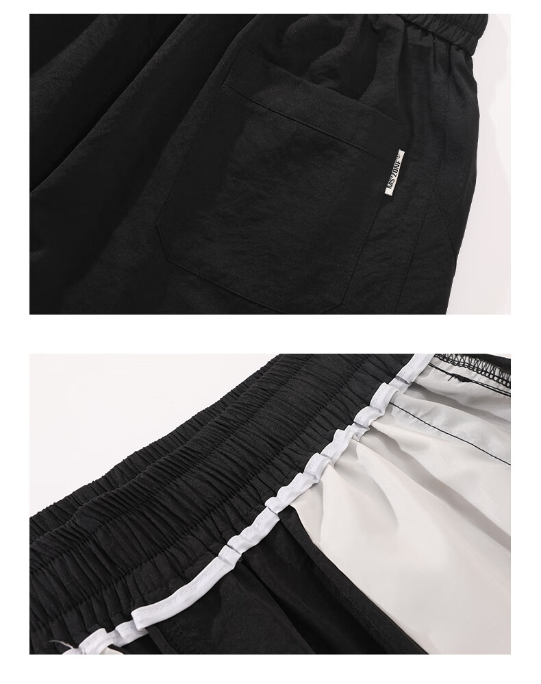 CLOR Ice Silk Shorts for Men, Summer Lightweight Casual Quick-Dry Sports Five-Point Pants, American Workwear Shorts, MLS03 Grass Green M 5