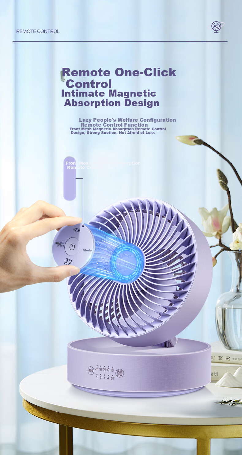 GREE Fengbao Air Circulation Fan, DC Inverter Quiet Folding Fan, Outdoor Long Battery Life Smart Electric Fan, Desktop And Wall-Mounted Dual-Use, FXTZ-16X60Bh3 16