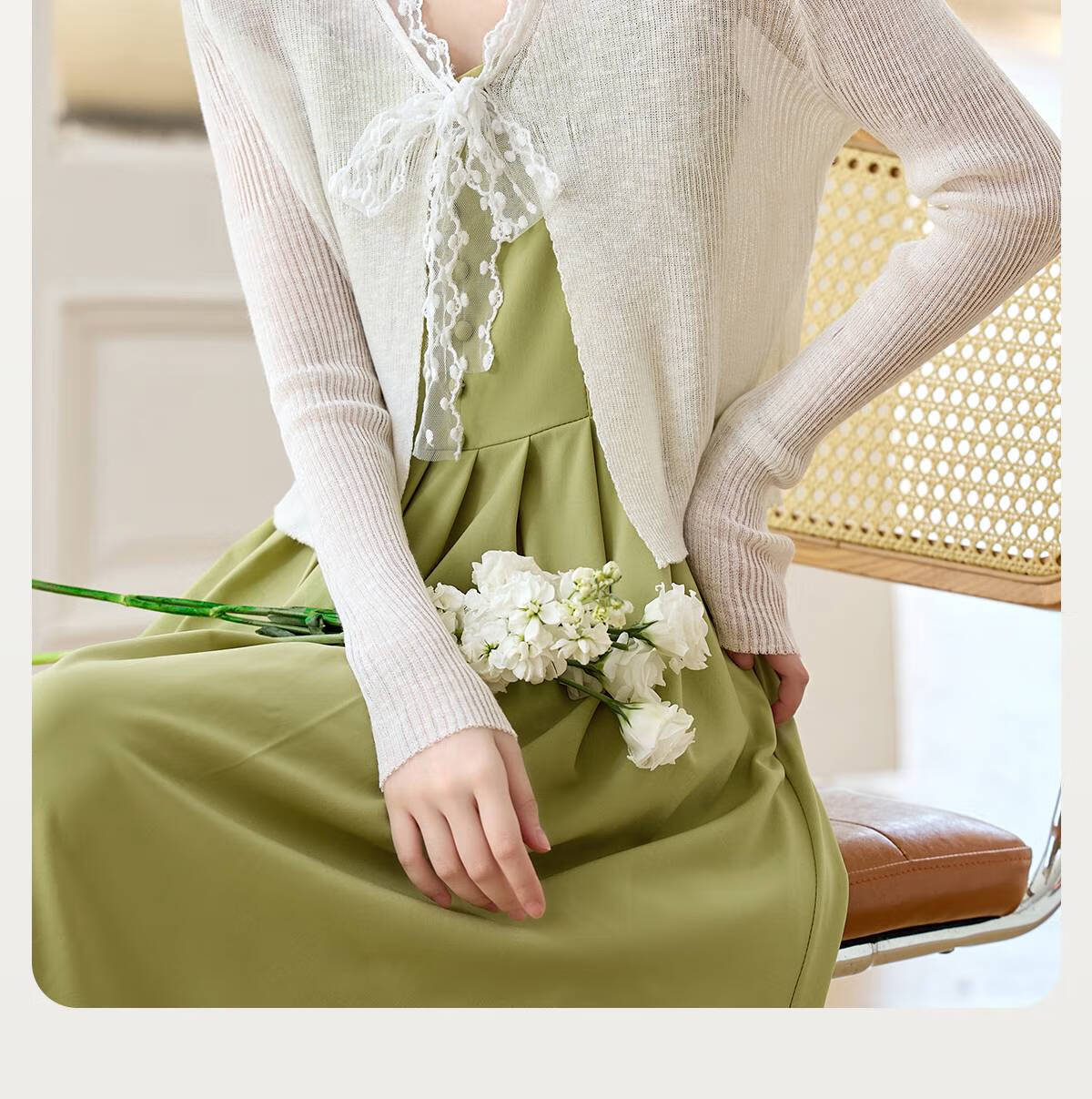 Pincai Women's Summer Ice Silk Lace Tie Cardigan Thin Shawl Air Conditioning Shirt P52Z070 4