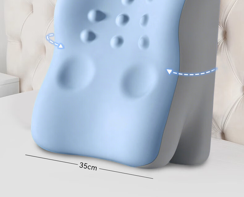 Mi Xiaoshu Bed Headrest Lumbar Pillow Bed Lounging Cushion Large Backrest Comfortable Pressure-Relief Lumbar Support Pillow 20