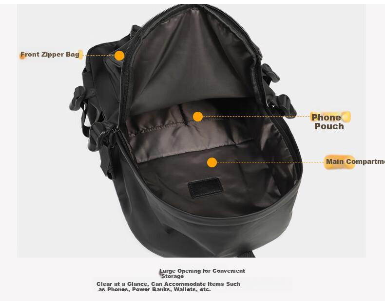 Viney Backpack, Lightweight Shoulder Bag for Grades 3-6, Middle School And High School Students, College Students, Travel, Business Trips, Large Capacity Laptop Bag 5
