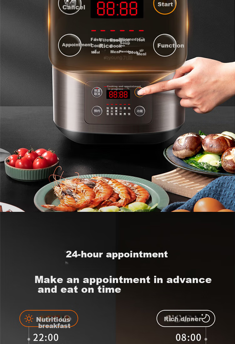 Joyoung Household 3L Rice Cooker, Multifunctional Smart Cooking Pot F-30FZ619 16