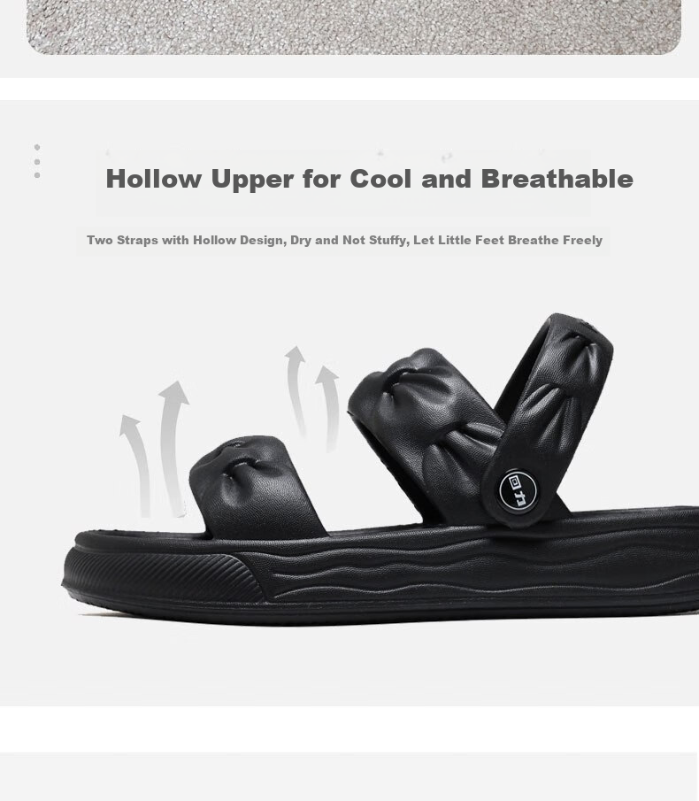 Huili Women's Sandals for Indoor And Outdoor Wear, Beach Shoes, Lightweight Sports Shoes with Soft Soles, Non-Slip Slippers, HL02191, Green, Size 36-37 4