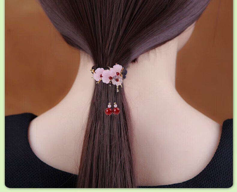 Gunai Simple Hair Ties, Elastic Bands, Hair Accessories for Women, New Cute Style on Instagram, Goddess Day And New Year Gift for Girls 15