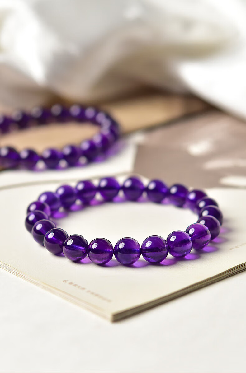 Grace Girl Purple Energy East-Coming Bracelet for Women, Luxurious High-End Amethyst Beaded Bracelet, Anniversary Birthday Gift for Girlfriend 3