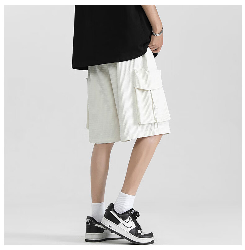 EASTERN CAMEL Men's Shorts, Trendy Comfortable Thin Breathable Casual Sports Basketball Shorts, Outdoor Quick-Dry Cargo Loose Five-Point Shorts for Me 7