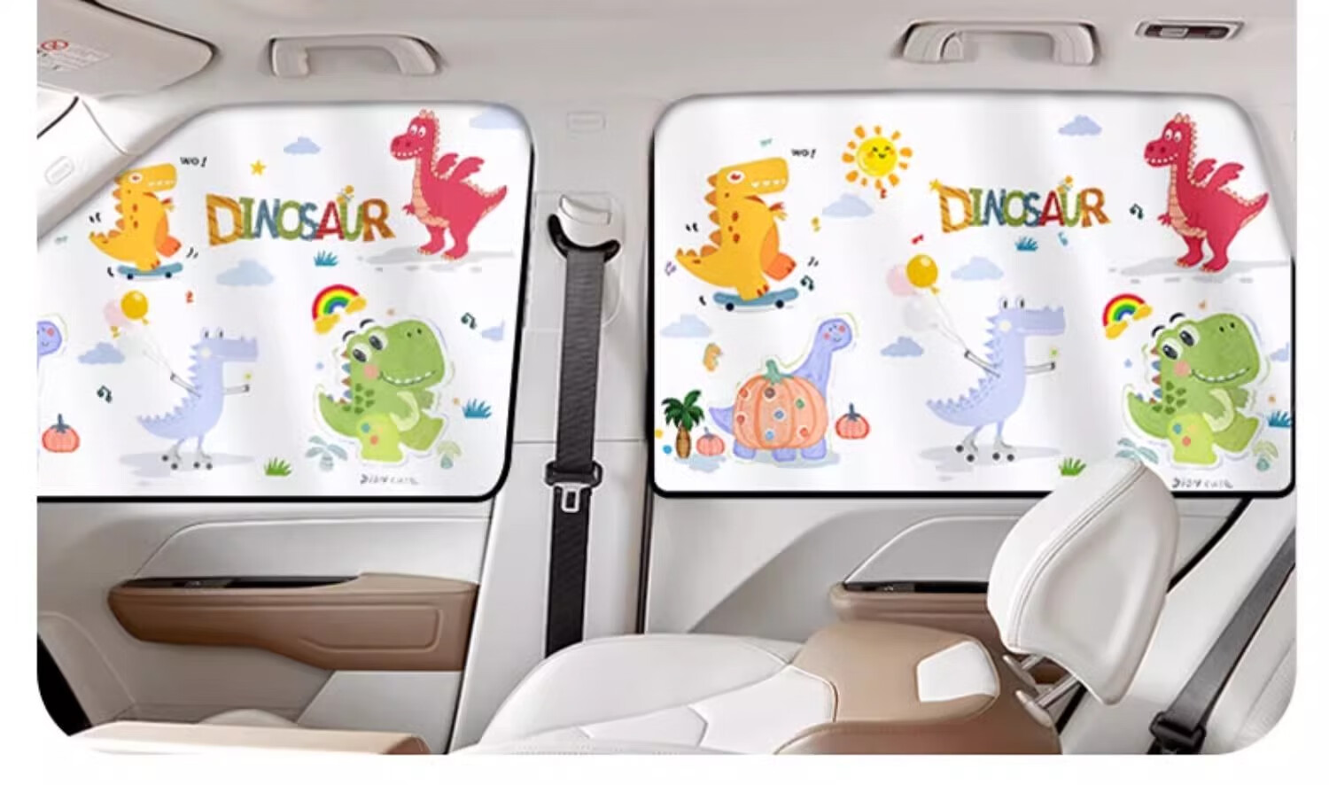 MOTCINO Car Side Window Sunshade Magnetic Track Privacy Curtain Interior Sunshade for Baby Car Window 23