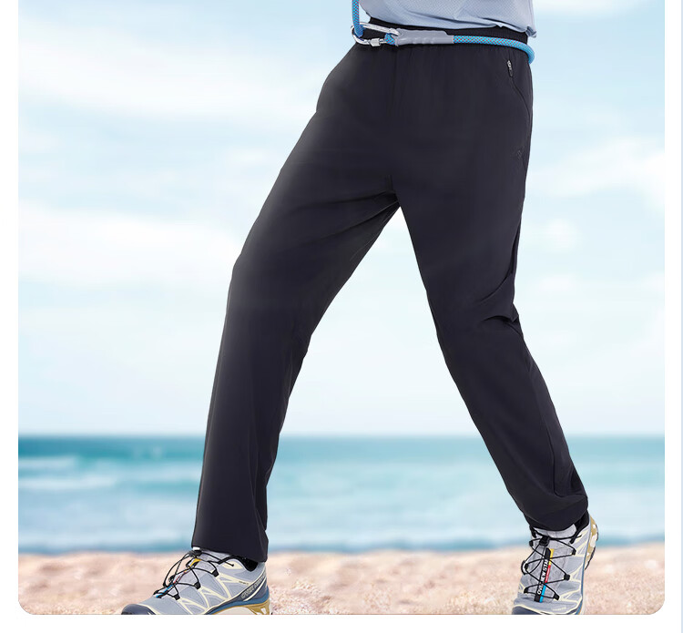 JD Original Quick-Dry Sports Pants, Breathable Running Casual Pants, Loose-Fitting Joggers, Autumn Men's Style, Belgian Blue, 2XL 2