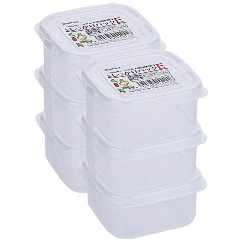 KATEI STORY Japanese Brown Rice Portion Box, Mixed Grain Food, Quantified, Food-Grade, Freezer-Safe, Microwaveable, Fruit Bento Box