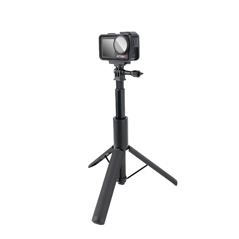 Qiye Tripod Selfie Stick Extension Rod, Suitable for DJI Action 5 Pro Action Camera Accessories, Nano Mini Handle Bracket, Action 4 Magnetic Quick-Release