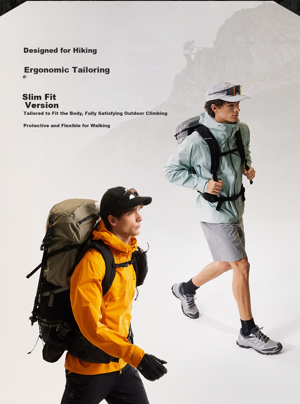 KAILAS [Celebrity Style] Bogda LT Hard Shell Jacket, 3L Waterproof And Windproof Outdoor Mountaineering Coat 9