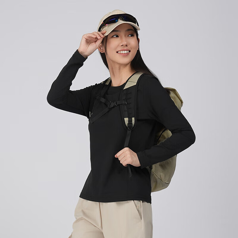 SCALER Quick-Dry T-Shirt for Men And Women, Outdoor Sun Protection UPF50+, Running Round Neck Long Sleeve Breathable Elastic Top F4216D17