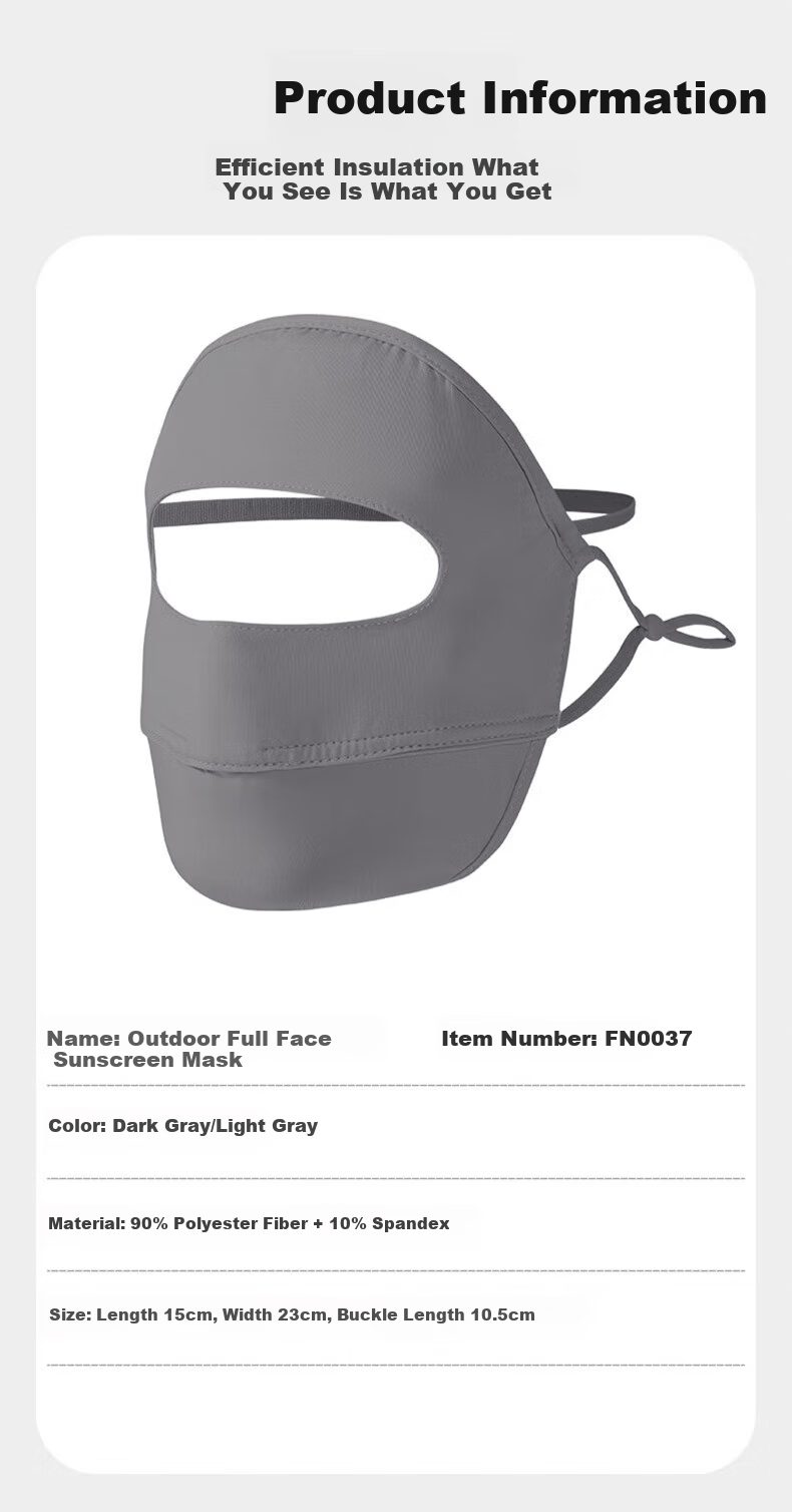 FitonTon Sun Protection Face Mask for Women, Ice Silk Face Shield, Summer UV Protection Mask, Cycling Sunshade, Anti-UV And Heat Protectio 9