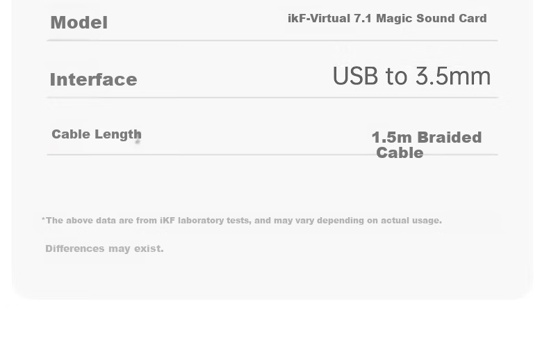 IKF Professional Gaming Headset Sound Card, External Game Sound Card, USB to 3.5mm Converter, Virtual 7.1 with Microphone, FPS Sound Effects, HiFi Driverless, Triangular, Valorant, PUBG, CSGO 42