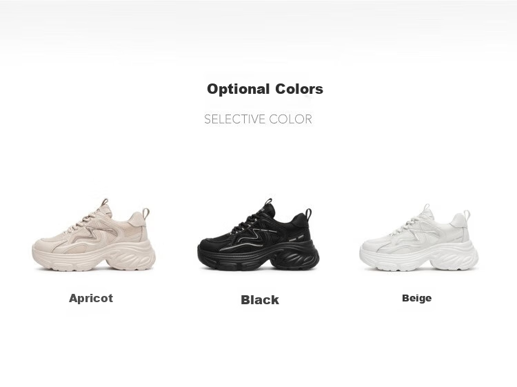 TEENMIX Chunky Sneakers for Women, Casual Shoes, Same Style As in Shopping Malls, Thick-Soled Versatile Women's Shoes 3