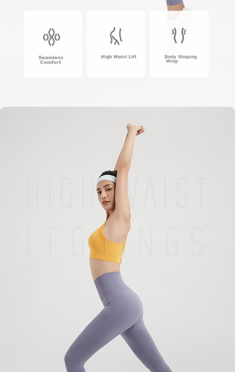 Keep Women's High-Waisted Leggings for Spring Fitness Running Sports, Butt-Lifting Base Layer Workout Pants, Iris Purple, Size L 6