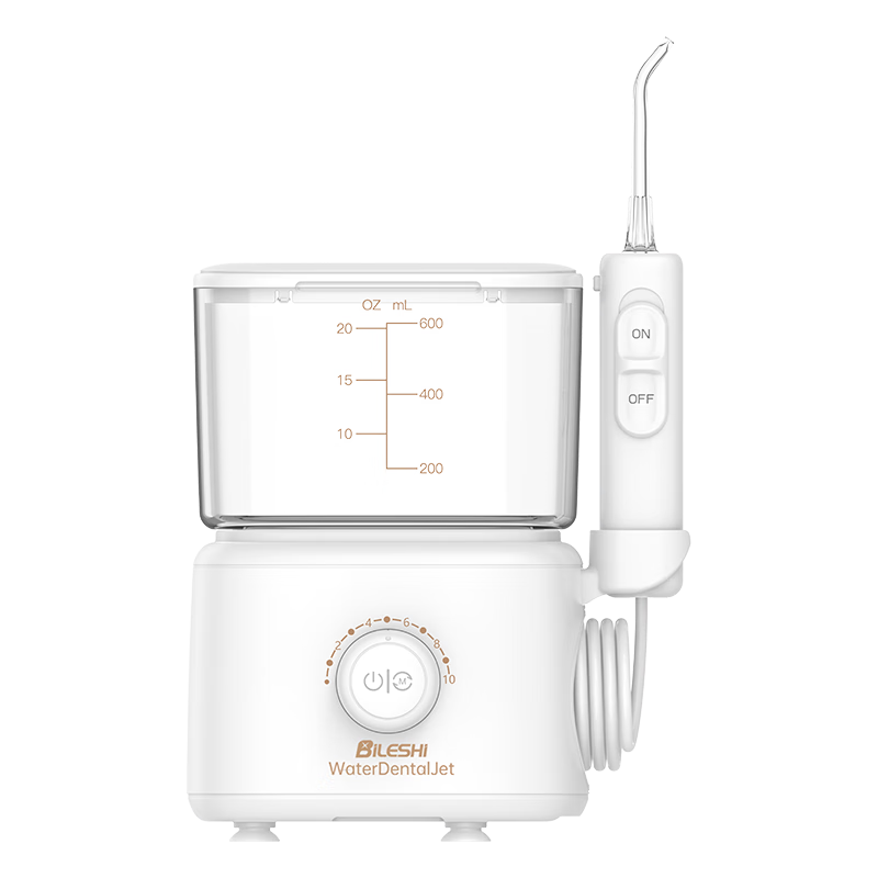 BILESHI Dental Irrigator, Desktop Tooth Cleaner, Home Use Large Capacity Pulse Water Flosser, Teeth Cleaning Device for Tartar And Orthodontic Treatment, Gift for Men And Women, Birthday And Father's Day Present FC180