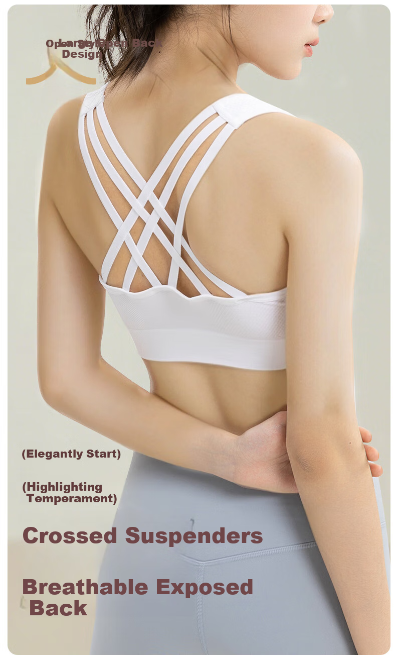 Li-Ning Sports Bra for Women, High Support Yoga Bra, Beautiful Back Design, Running Anti-Shock And Anti-Sagging, Plus Size Breathable Vest 5