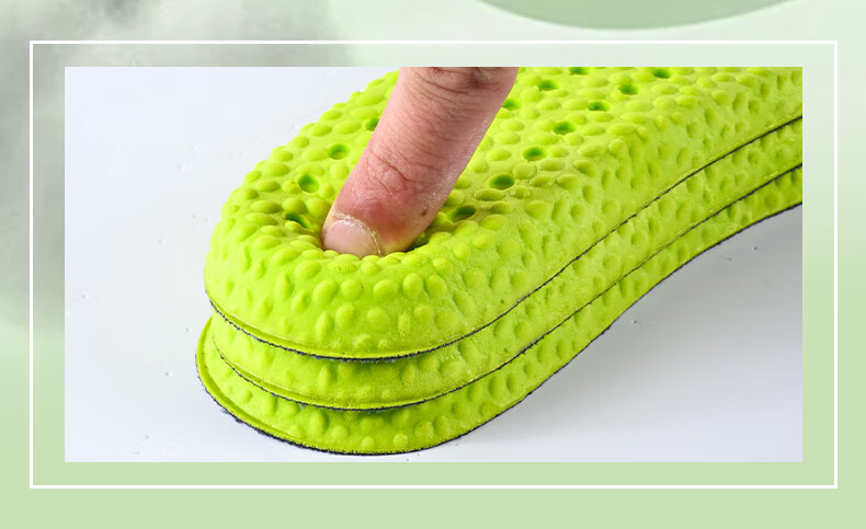 Zulijian Women's Insoles Soft Sole Comfortable Sweat-Absorbing Odor-Resistant Breathable Sports Shock Absorption Anti-Fatigue Pain Relief 7