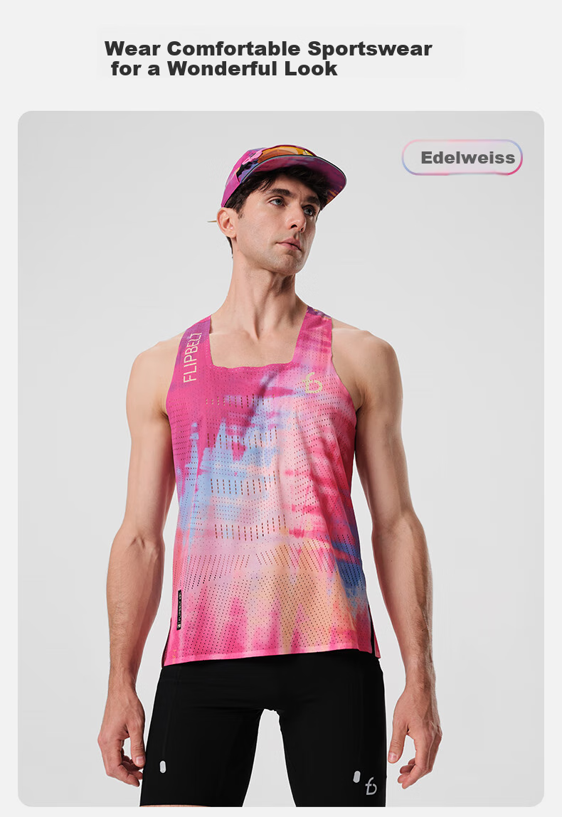 Flipbelt [Wind Tunnel Vest 2.0] Men's Summer Sleeveless T-Shirt for Running And Fitness, Quick-Dry Athletic Top, Aidelaisi, M 12