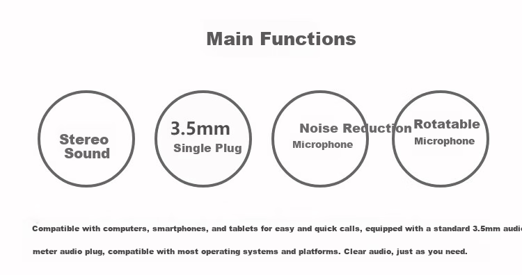 Logitech H111 [Enterprise-Grade] Multifunctional Over-Ear Headset with Microphone, Wired Headphones [Order Bonus] 2