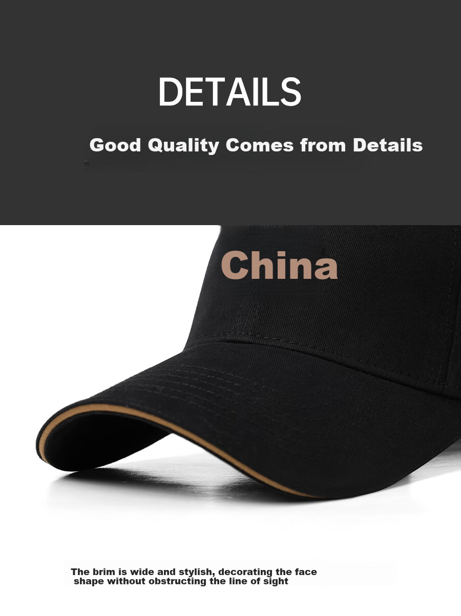 Hengyuanxiang Men's Baseball Cap, Spring And Summer Embroidered Visor Hat, Sun Protection Hat, Breathable Outdoor Cap, Dark Gray 4