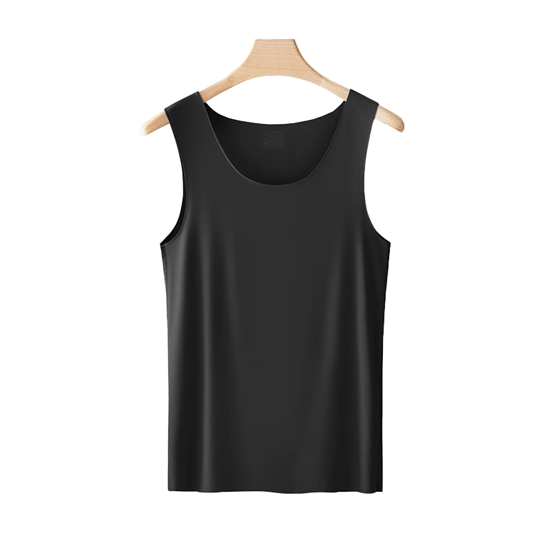 Mengyangwang Men's Modal Racerback Vest Summer Thin Seamless Sports Fitness Sleeveless Base Layer