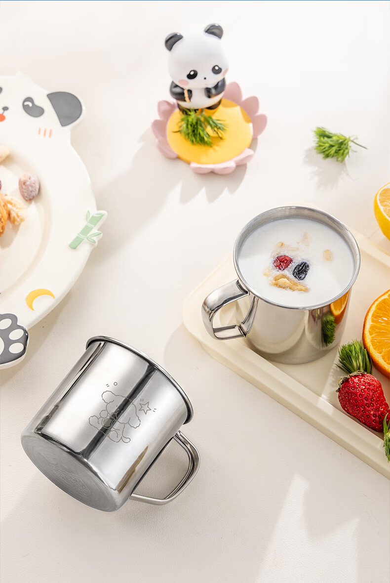 CAIZHI 304 Stainless Steel Kids Water Cup Kindergarten Children's Mug Coffee Milk Cup CZ6271 17