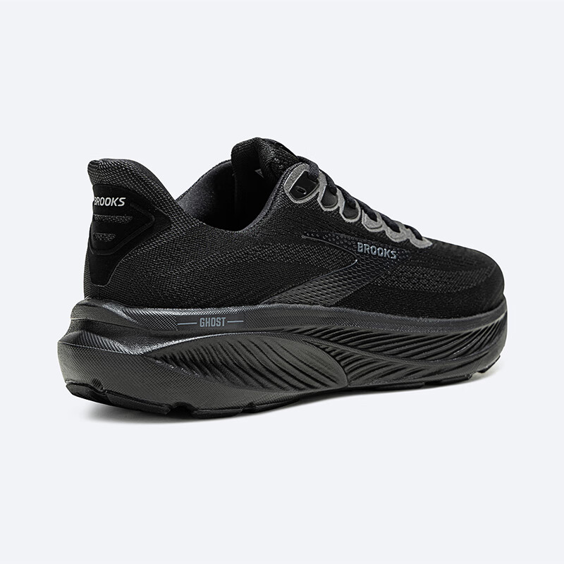 Кроссовки для мужчин Brooks Ghost 17, черные, размер 45.5