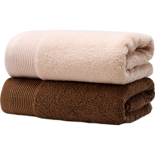 JD Original 138g Thickened Muliandai Towel, 10A Antibacterial And Anti-Mite, Pure Cotton Men's Face Towel, 2 Pieces, Pink + Zong