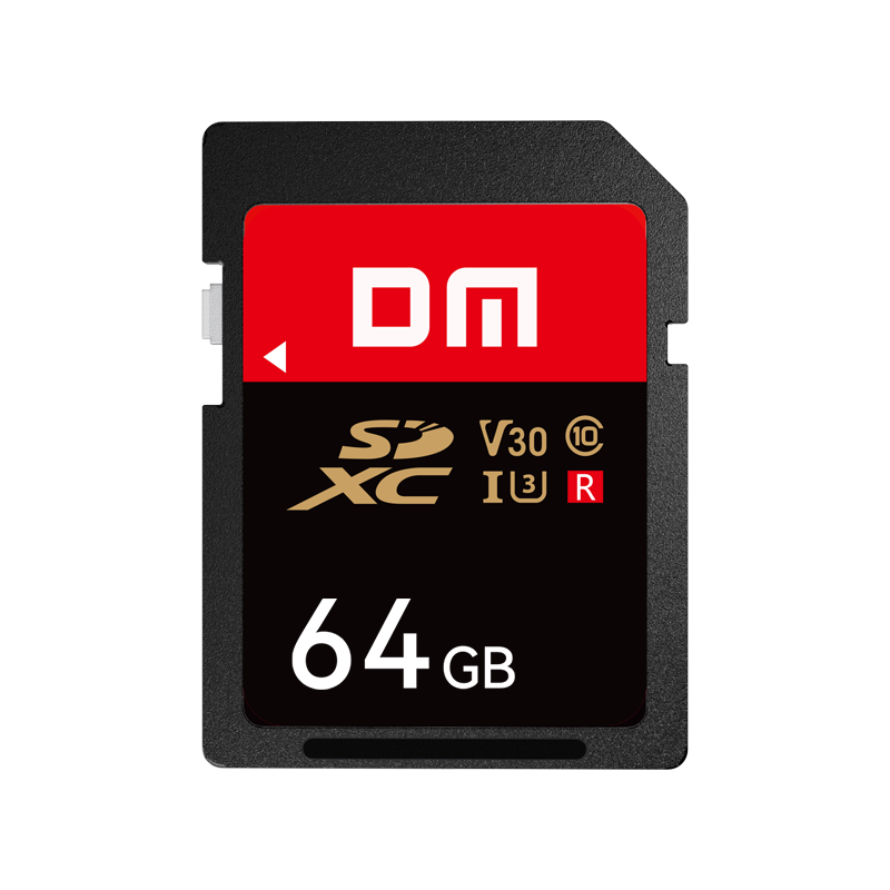 DM Daimai 64GB SD Memory Card, U3 V30 High-Speed Memory Card, Full HD Video Recording, Digital Camera And Camcorder High-Speed Continuous Shooting SD Card, Large Capacity Card