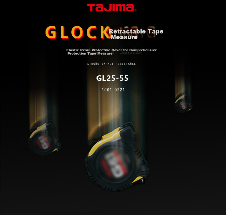 TAJIMA Steel Tape Measure, 5.5 Meters Long, Double-Sided Reading, Measuring Tool, Meter Ruler, 1001-0221 1