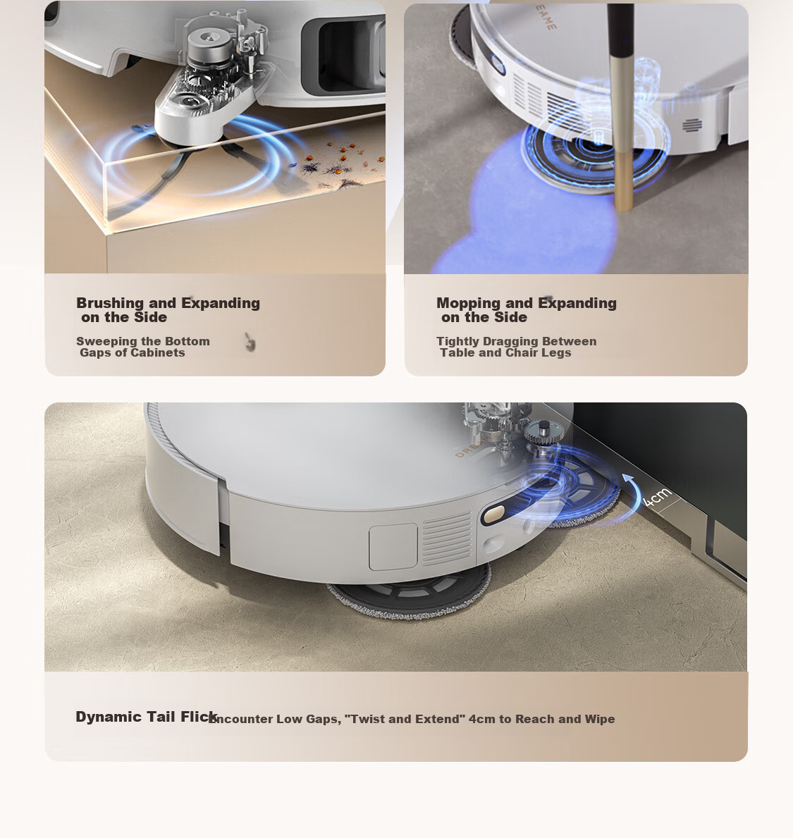 Dreame S50 Enhanced Version Robot Vacuum Cleaner and Mop 4-in-1 Wet and Dry Cleaning RLS88HE 16