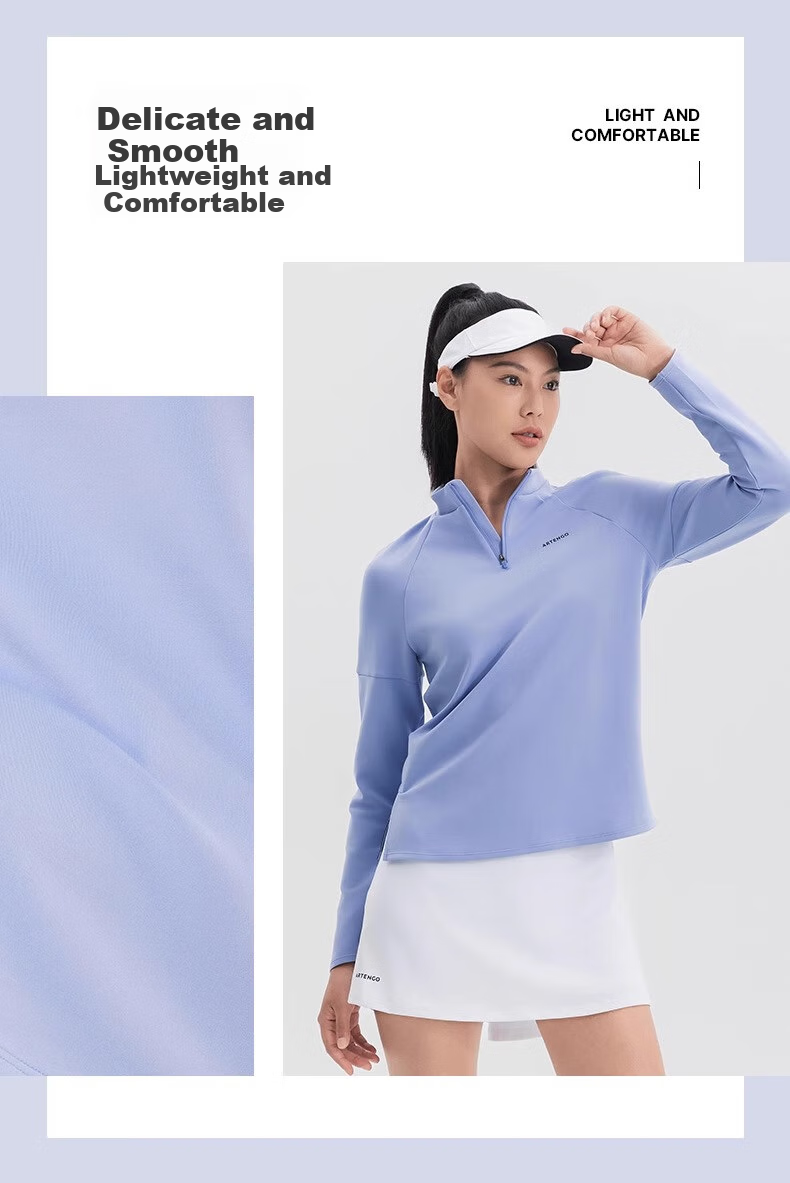 DECATHLON Long-Sleeve Quick-Dry Shirt, Sports Thermal Top, Running Fitness T-Shirt, Yoga Wear, Fitness Clothing for Women, 5118331 4