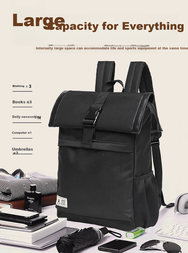 KELME Sports Backpack, Unisex Large Capacity Outdoor Travel Lightweight Backpack for College Students, Gray, One Size Fits All 5