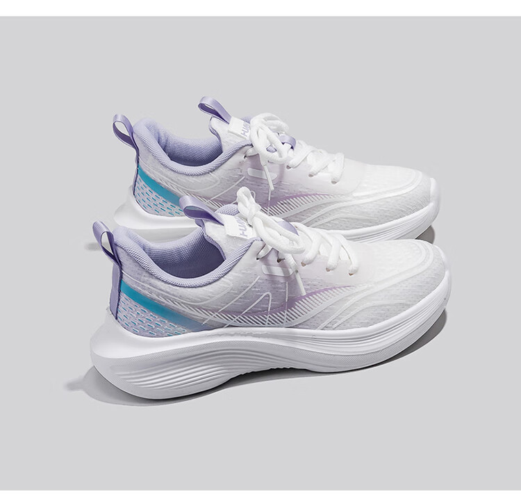 Global Taro Purple Flyknit Shoes Hot Sale 2026 Spring Lightweight Shock Absorption Non-Slip Versatile Student Campus Casual Sports Sneakers 11