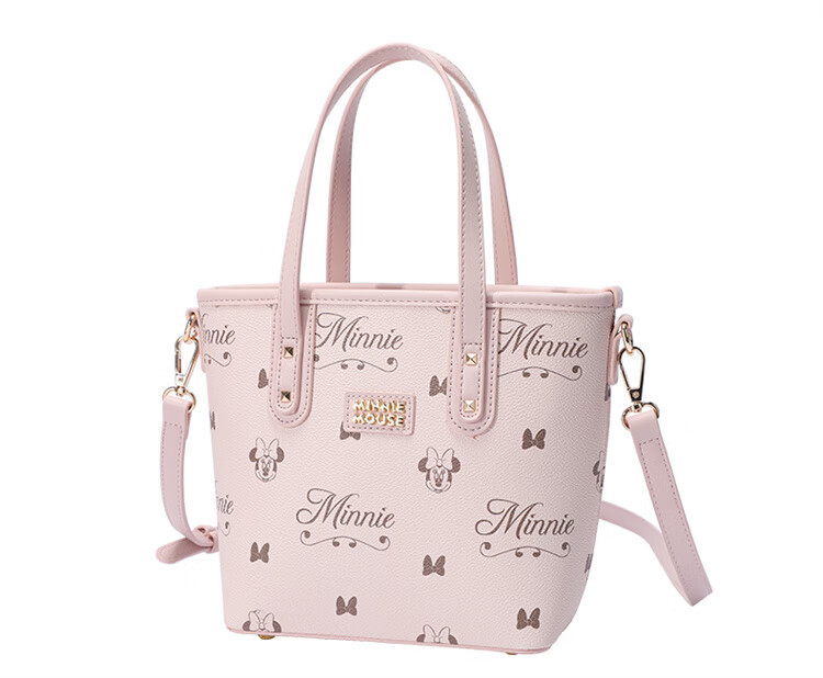 Disney Handbag, Women's Bag, Minnie Shoulder Crossbody Bag, Basket-Shaped Small Purse, Gift Box Packaging, Birthday Present for Girls 10