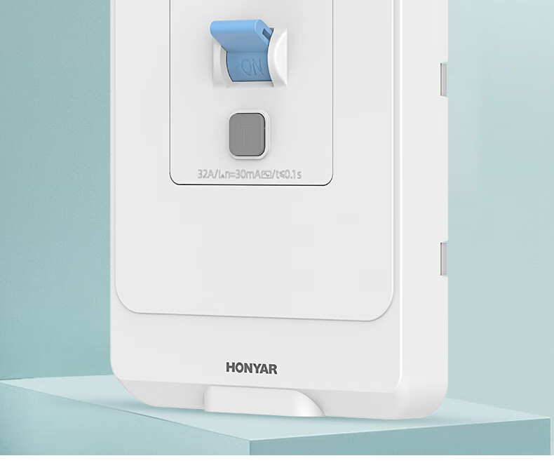 Hongyan Leakage Protection Switch, 86-Type High-Power Air Conditioner Socket, Water Heater Household Circuit Breaker, Leakage Protection Circuit Breaker, 32A 4