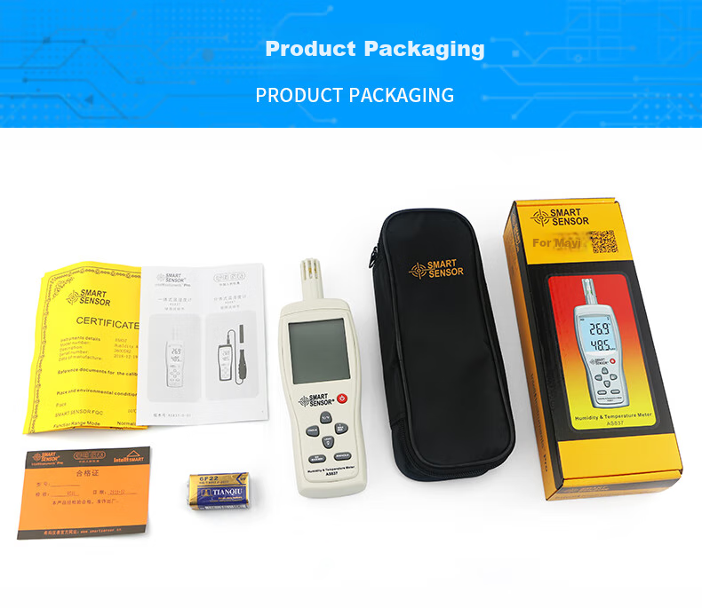 Xima Handheld Thermometer And Hygrometer, AS837 Environmental Temperature And Humidity Detector, Portable Temperature And Humidity Meter 7