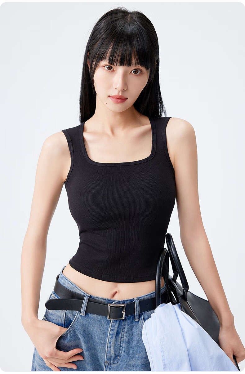 Ordifen Women's Camisole Tank Top, No Bra Needed, One-Piece Undershirt, Conceals Side Boob, Prevents Wardrobe Malfunction, 7A Antibacterial Inner Layer, 2025 New Style 8
